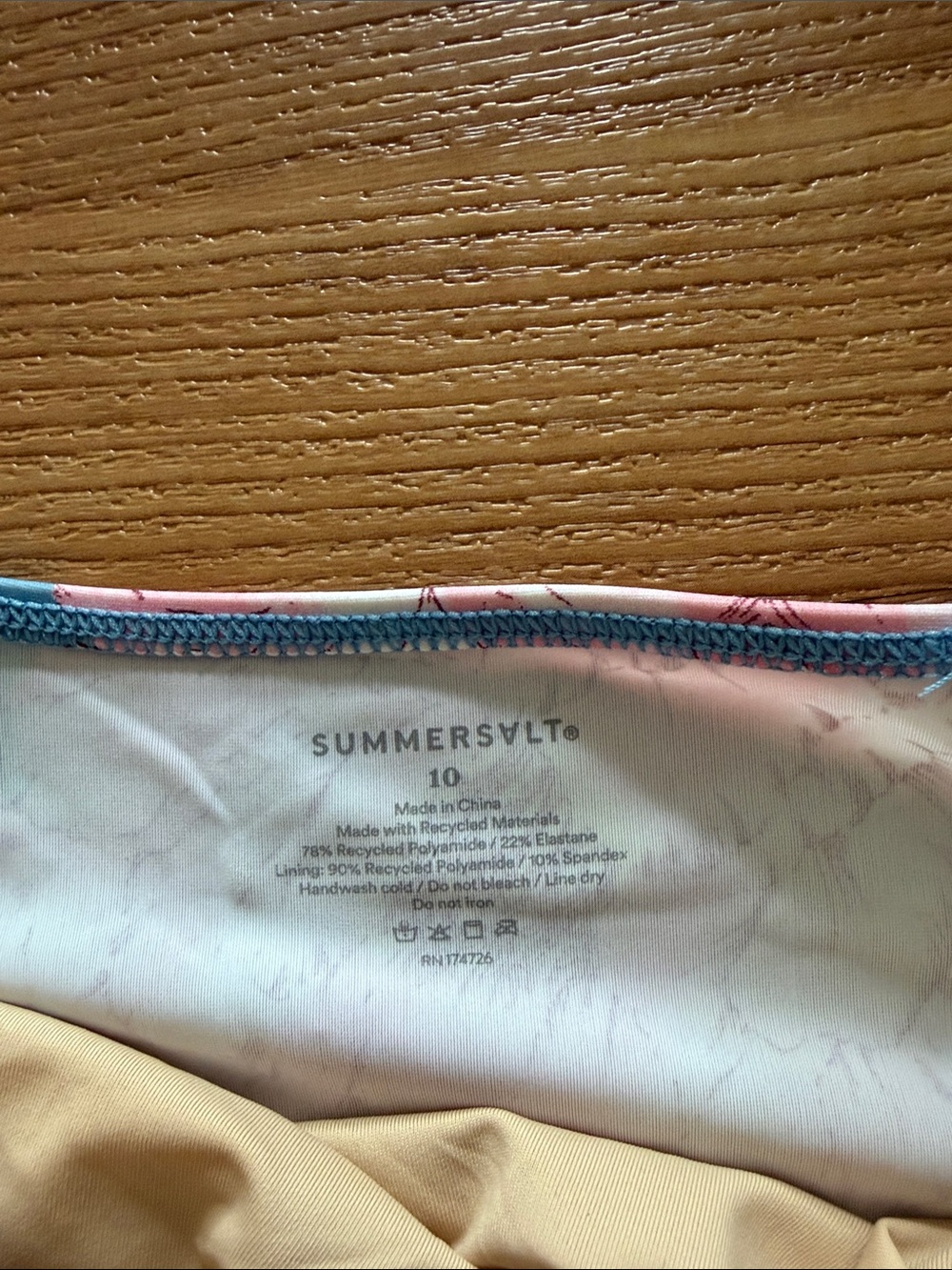 Summersalt The Ruffle Backflip One Piece Swimsuit Country Club Floral - Picture 6 of 10